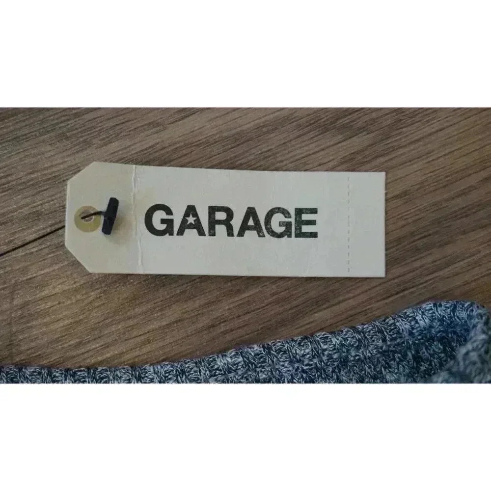 NWT Garage Long Sleeve One Shoulder Salt & Pepper - Size P/S - Picture 5 of 12
